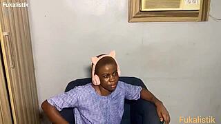 naughty ebony student rides big black cock during maths lesson