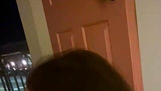 Sucking And Fucking In Hotel, Getting Cream Pied With Wet Pussy