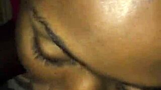 Slut Sucks Huge Monster Cock!