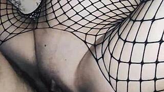 Milf wife tries sex with her husbands friend