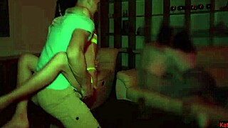 Private Sex Party - Rough Sex With Horny Brunette Cum On Face