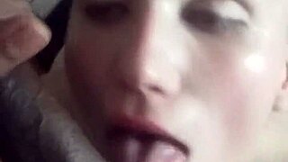 Lena Starr Gets Cum In Her Eye From Big Black Cock 😍