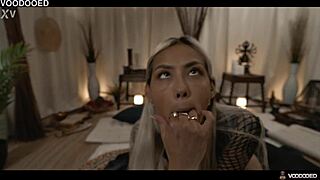 Squirting Whore Surrenders To Creepy Voodoo Doll Man