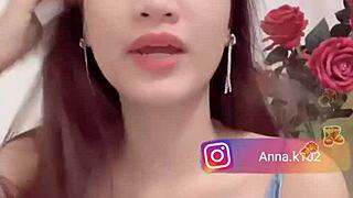 instagram anna k102 shows her flat chest in casual pose