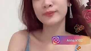 instagram anna k102 shows her flat chest in casual pose