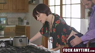 Stepdaddy enjoys free use with stepdaughter and wife