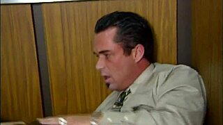 Virgin whore rides dick in office elevator hardcore fuck