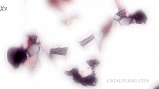 elizabeth fox in 4on1 anal dp and facial