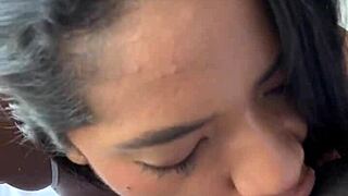 I Give Him a Delicious Blowjob with Deep Throat Before Leaving -Amateur Couple- Nysdel