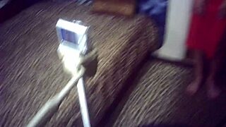 Glasses-Wearing Brunette Babe with Big Breasts Gets Pounded by Italian Machine in Debut Porn