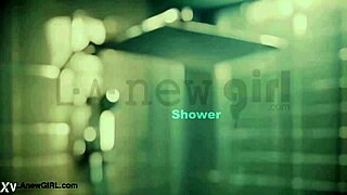 hot teen model took a shower