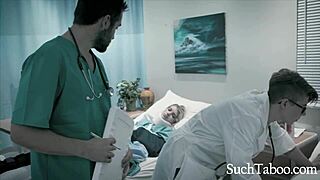 perverted doctor probes hot teen patient's tight pussy with fingers and cock - arya fae