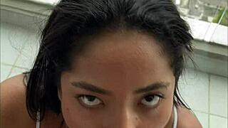 I Give Him a Delicious Blowjob with Deep Throat Before Leaving -Amateur Couple- Nysdel