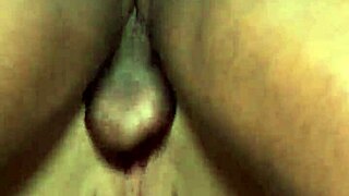 Corninho films the gifted black guy cumming inside her tight pussy while her husband watches