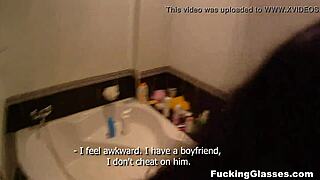 Fucking Glasses! Mya Dark Teen Has Sex On Shaved Pussy Piano!