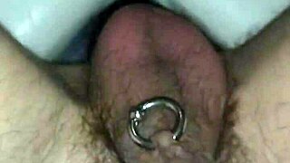 I Stick The Magnets Into The Holes Of The Piercing On My Penis And I Cum From The Tightening Of The Foreskin Three Times