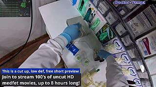 Dr. Tampa Experiments on Human Guinea Pigs Zombae in Fetish Scenes with Gaping and Spreading