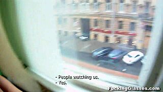 Fucking Glasses! Mya Dark Teen Has Sex On Shaved Pussy Piano!