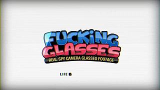 Fucking Glasses! Mya Dark Teen Has Sex On Shaved Pussy Piano!