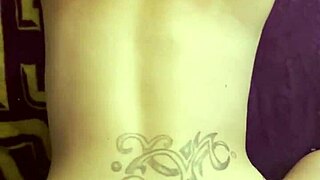 Hooker fucks a customer bareback at the trap house - takes a massive load on her back