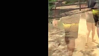 On the beaten dirt road