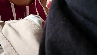 Le doy una mamada al esposo de mi hermana y éste me graba sin darme cuenta
