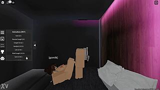 My Girlfriend Intensely Gives Me A Footjob Inside Roblox