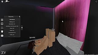 My Girlfriend Intensely Gives Me A Footjob Inside Roblox