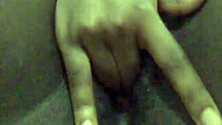 i'm this small tit ebony girl masturbating my wet pussy solo