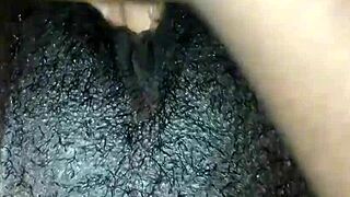 i'm this small tit ebony girl masturbating my wet pussy solo