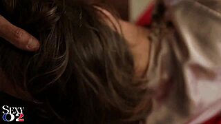 i'm french slut in purpel panties lether pants heels blowjob doggy rimmin