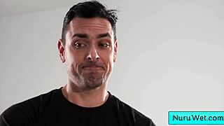 two horny and busty girls seduce client before sex massage in the shower - ryan driller madison morgan maya farrell