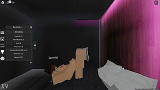 My Girlfriend Intensely Gives Me A Footjob Inside Roblox