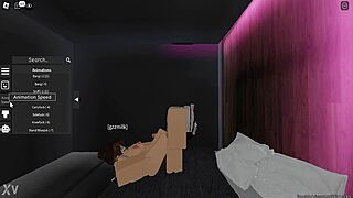 My Girlfriend Intensely Gives Me A Footjob Inside Roblox