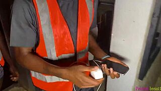 Ebony woman offers payment to engineers for their service