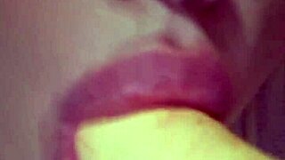 Wow, elzakom's sweet pussy loves dildo play in lingerie!