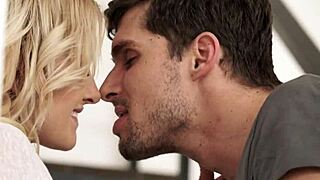 Dick Sucking Beauty Banged On The Stairs!