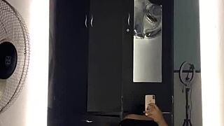 morena latina enjoys watching herself getting fucked in front of the mirror