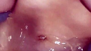 i'm a horny british slut playin with myself in the shower, squirting and all...