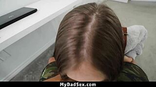 Teen bonding with her daddy in a nasty way - mydadsex