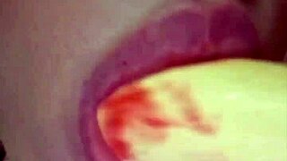 Wow, elzakom's sweet pussy loves dildo play in lingerie!