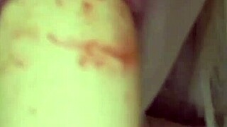 Wow, elzakom's sweet pussy loves dildo play in lingerie!