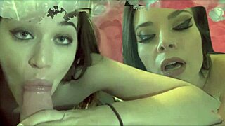 Ready for a wham-bam orgy with three pornstars?