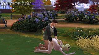 Military Guy Gets Intense Blowjob At Public Park