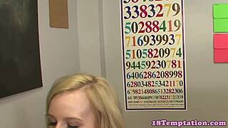 A real amateur teen eagerly tugs a dick