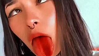 Best Ahegao Compilation Of Solo Spitting Scenes