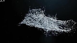 Lesbian Hotties' Wild Piss in Mouth Action