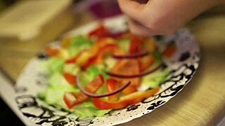 Amateur Couple's Homemade Porn Story with Bent Over Ass Fucking and Blowjob Close Up