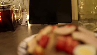 Amateur Couple's Homemade Porn Story with Bent Over Ass Fucking and Blowjob Close Up