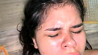 Fucking wife's best friend in living room